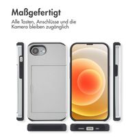 imoshion Backcover mit Kartenfach iPhone 16e - Grau