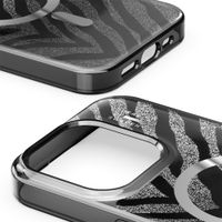 iDeal of Sweden Transparente MagSafe-Hülle Limited Apple iPhone 15 Pro - Zebra Mystique