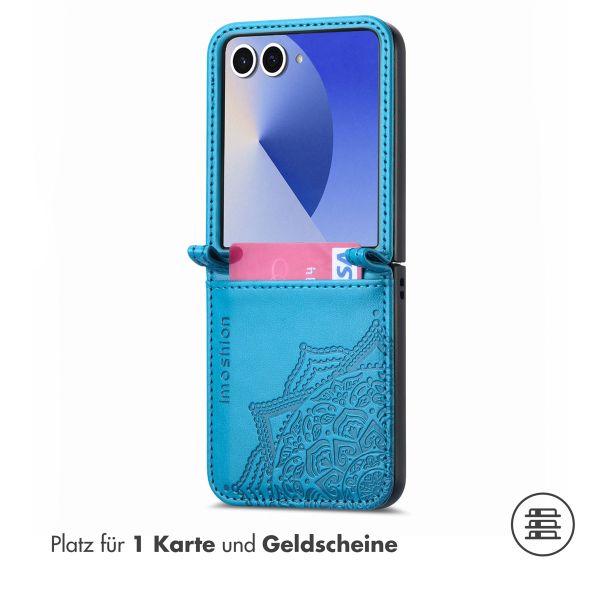 imoshion Mandala Klapphülle Samsung Galaxy Z Flip 7 - Türkis