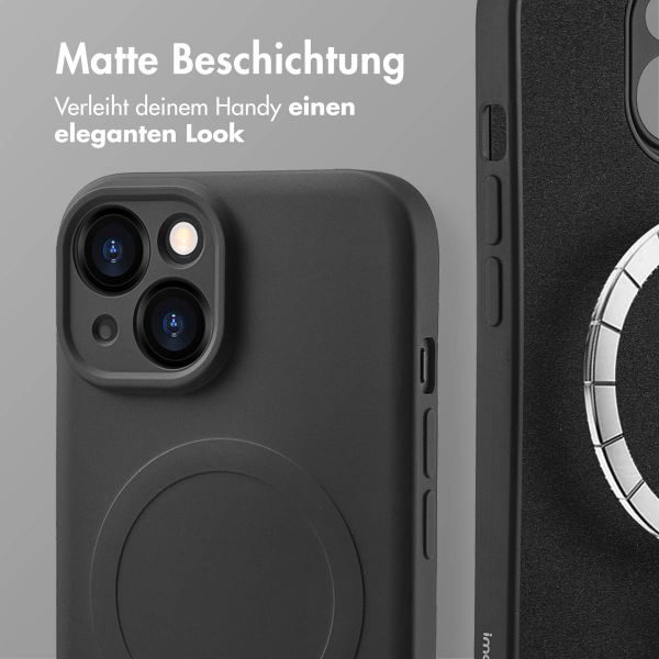 imoshion Color Back Cover mit MagSafe für das iPhone 15 - Schwarz