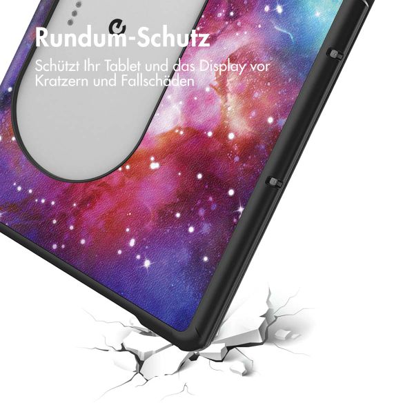 imoshion Design Trifold Klapphülle für das Google Pixel Tablet - Space