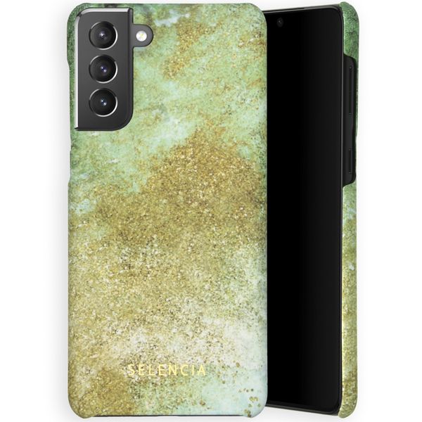 Selencia Maya Fashion Backcover Galaxy S21 Plus - Green Nature