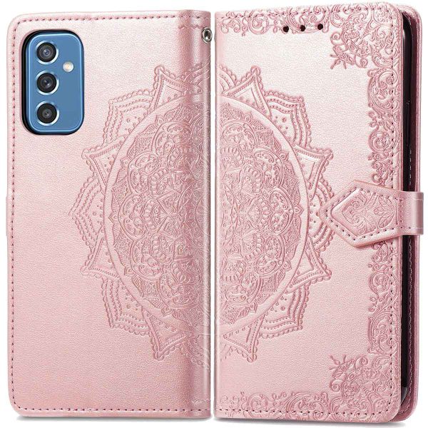 imoshion Mandala Klapphülle für das Samsung Galaxy M52 - Rose Gold