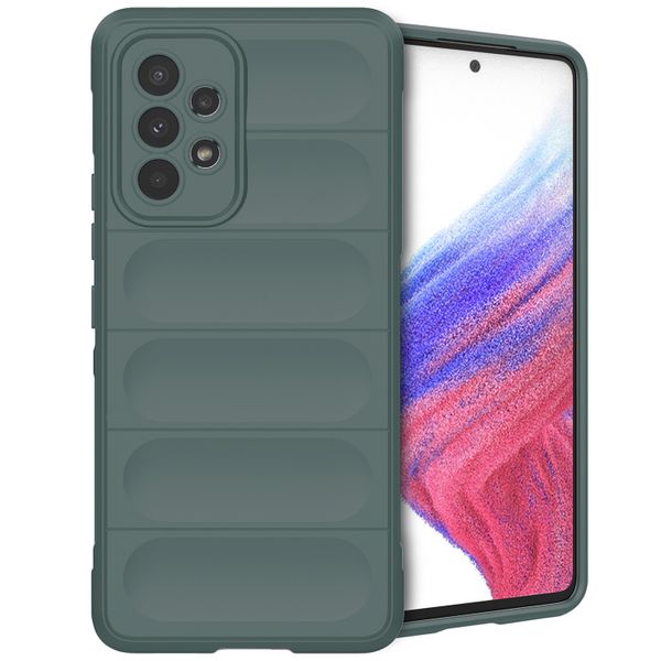 imoshion EasyGrip Back Cover für das Samsung Galaxy A53 - Dunkelgrün