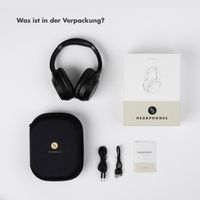 Selencia Urban Play Wireless Bluetooth Kopfhörer - Drahtloser Over-Ear Kopfhörer - mit Active Noise Cancelling - Midnight Black