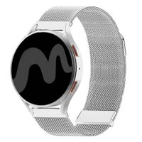 imoshion Mailändische Magnetarmband -   Universelle 20 mm Anschluss - Silber