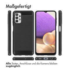 imoshion Brushed Back Cover Samsung Galaxy A32 (5G) - Schwarz