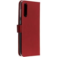 Selencia Echtleder Klapphülle Samsung Galaxy A50 / A30s - Rot