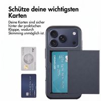 imoshion Backcover mit Kartenfach Apple iPhone 18 Pro Max / 17 Pro Max - Dunkelblau