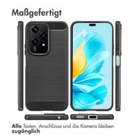 imoshion Brushed Back Cover Honor 200 Lite - Schwarz