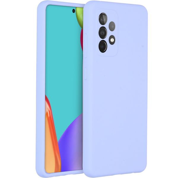 Accezz Liquid Silikoncase Samsung Galaxy A52(s) (5G/4G) - Lila