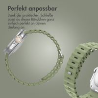 Accezz Ocean Armband für Apple Watch Series 1 - 9 / SE (38/40/41 mm) | Series 10 / 11 (42 mm) - Khaki