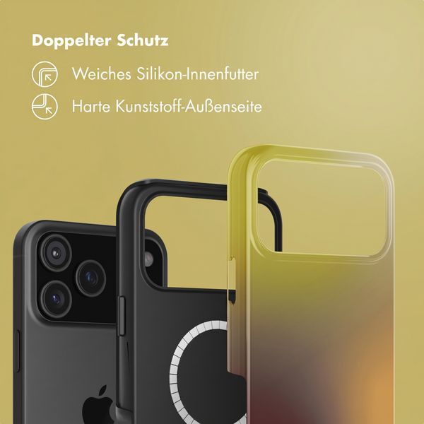 Selencia Vivid Rückabdeckung mit MagSafe Apple iPhone 18 Pro Max / 17 Pro Max - Gradient Olive Dust