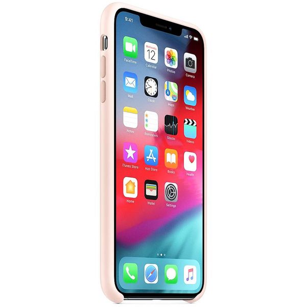 Apple Silikoncase Rosa für das iPhone Xs Max