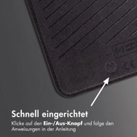 Accezz Magnetischer Lederkartenhalter - Geeignet für Apple Find My - Onyx Black