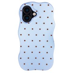 Selencia Vivid Wavy Backcover mit MagSafe Apple iPhone 16 - Happy Dots Digital Sky
