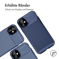 imoshion Carbon-Hülle für das iPhone 11 - Blau