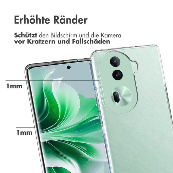 Accezz TPU Clear Cover für das Oppo Reno 11 - Transparent