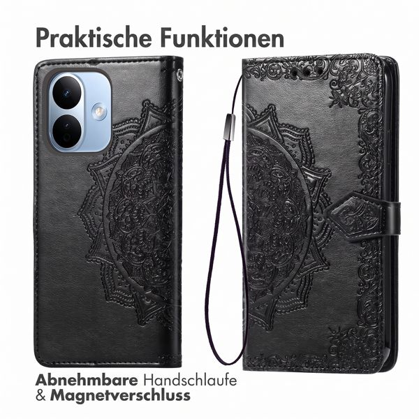 imoshion Mandala Klapphülle Xiaomi Redmi Note 17 Pro - Schwarz