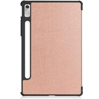 imoshion Trifold Klapphülle für das Lenovo Tab P11 Pro (2nd gen) - Rose Gold