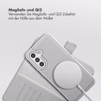 Selencia Olyn Abnehmbare Bookcase mit MagSafe Samsung Galaxy A56 - Grau