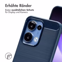 imoshion Brushed Back Cover Oppo Reno 13 - Dunkelblau