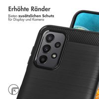 imoshion Brushed Back Cover für das Samsung Galaxy A23 (5G) - Schwarz