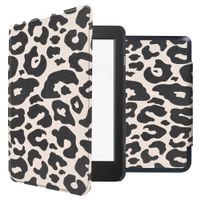 imoshion Design Slim Hard Case Klapphülle Kobo Nia - Leopard