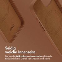 Accezz MagSafe Leather Backcover Apple iPhone 13 - Sienna Brown