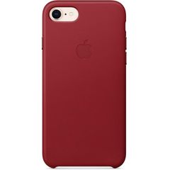 Apple Leder-Case für das iPhone SE (2022 / 2020) / 8 / 7 - Red