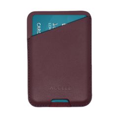 Accezz Leather Cardholder MagSafe - Kartenhalter mit MagSafe - Heath Purple