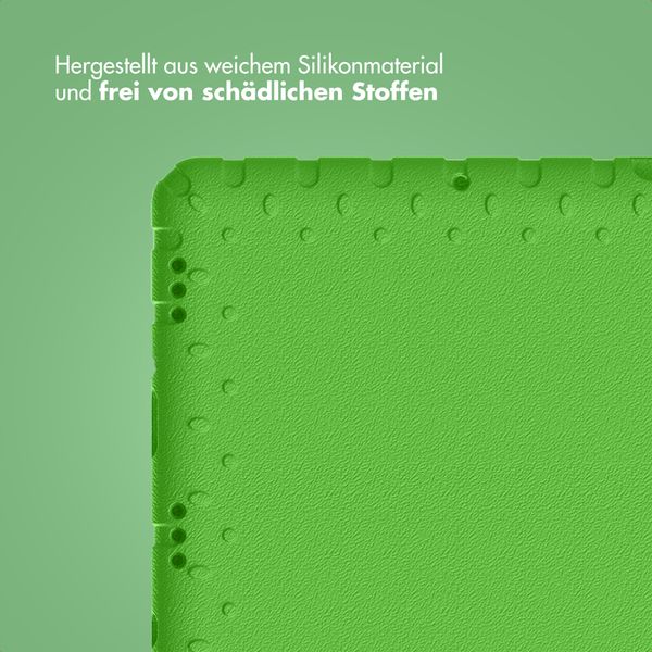 imoshion Schutzhülle mit Handgriff kindersicher Samsung Galaxy Tab A11 Plus / A9 Plus - Grün