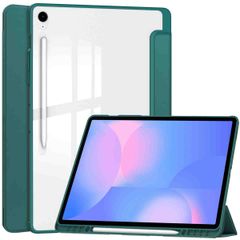imoshion Trifold Hardcase Klapphülle Samsung Galaxy Tab S10 FE Plus - Grün