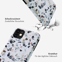 Selencia Vivid Tough Back Cover für das iPhone 11 - Chic Terazzo