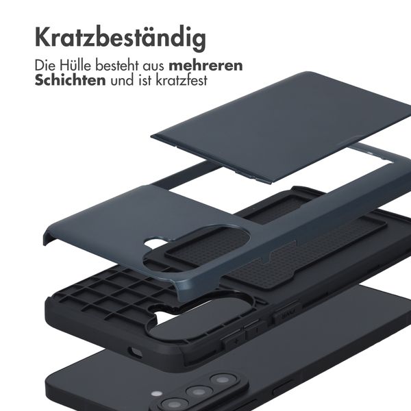 imoshion Backcover mit Kartenfach Samsung Galaxy A57 (5G) - Dunkelblau