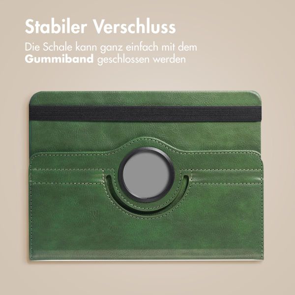 imoshion 360° drehbare Klapphülle Samsung Galaxy Tab A11 Plus / A9 Plus - Grün