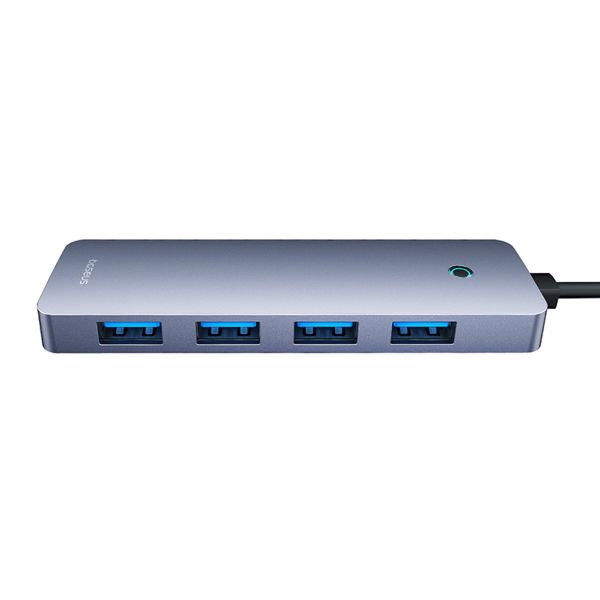 Baseus UltraJoy Lite 5-in-1 USB-A Hub - 150 cm - Dockingstation - Space Grey