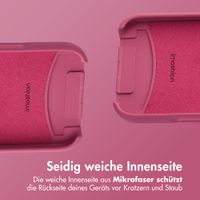 imoshion Color Backcover mit abnehmbarem Handykette und MagSafe Apple iPhone 16 Pro Max - Raspberry