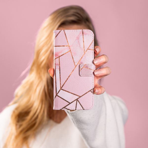imoshion Design TPU Klapphülle Nokia G10 / G20 - Pink Graphic