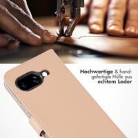 Selencia Echtleder Klapphülle Google Pixel 9A - Dusty Pink