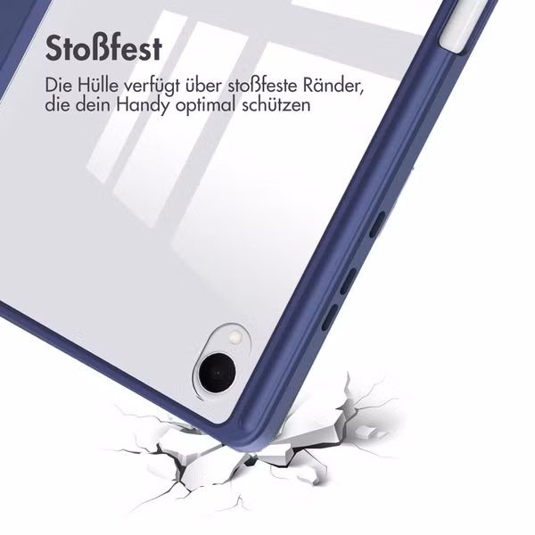 imoshion Trifold Hardcase Klapphülle Samsung Galaxy Tab S11 - Dunkelblau