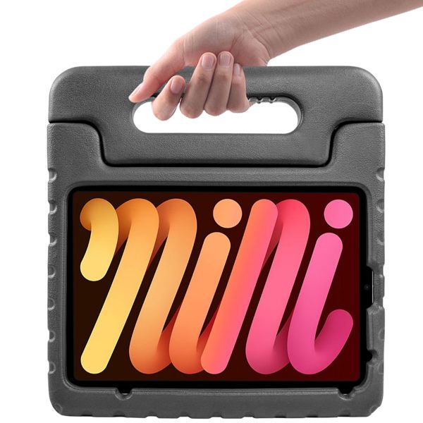 imoshion Schutzhülle mit Handgriff kindersicher Apple iPad Mini 7 (2024) / iPad Mini 6 (2021) - Schwarz