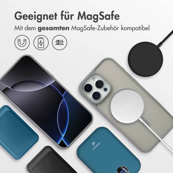 imoshion Color Guard Back Cover mit MagSafe Apple iPhone 16 Pro Max - Grau