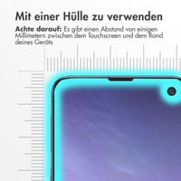 Accezz Full Cover Screen Protector aus gehärtetem Glas Samsung Galaxy S10