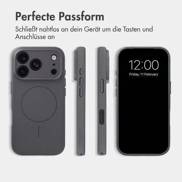 Accezz Grip Backcover mit MagSafe Apple iPhone 18 Pro Max / 17 Pro Max - Grau