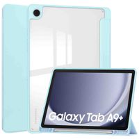 imoshion Trifold Hardcase Klapphülle Samsung Galaxy Tab A9 Plus - Hellblau