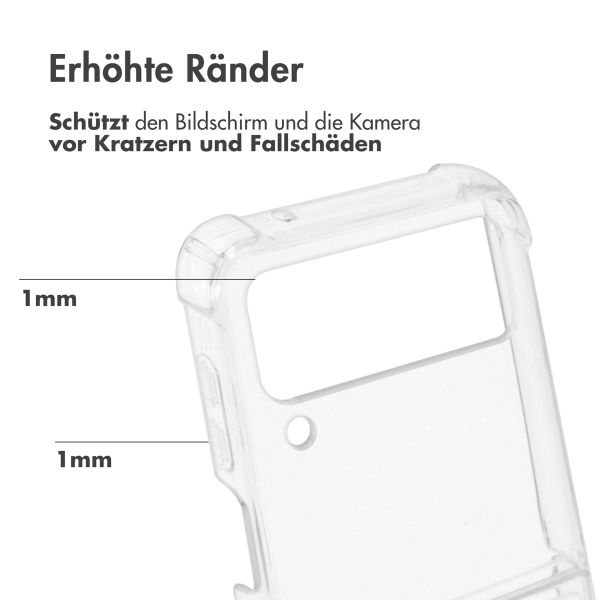 Accezz TPU Clear Cover für das Samsung Galaxy Z Flip 4 - Transparent