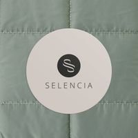 Selencia Puffy Laptop Hülle 15-16 Zoll - Laptop Sleeve - Sage Green