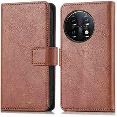 imoshion Luxuriöse Klapphülle OnePlus 11 - Braun