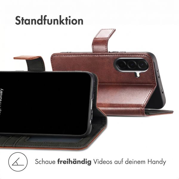 imoshion Luxuriöse Klapphülle Samsung Galaxy A26 - Dunkelbraun